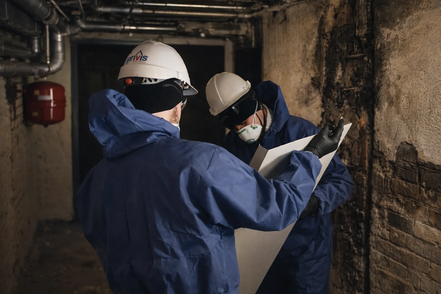 Rauchschaden, Geruch und Ruß nach Brand in Wien