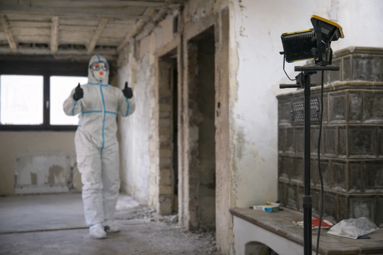 Reinigung, Trocknung und Feinsanierung nach Brandschaden in Wien