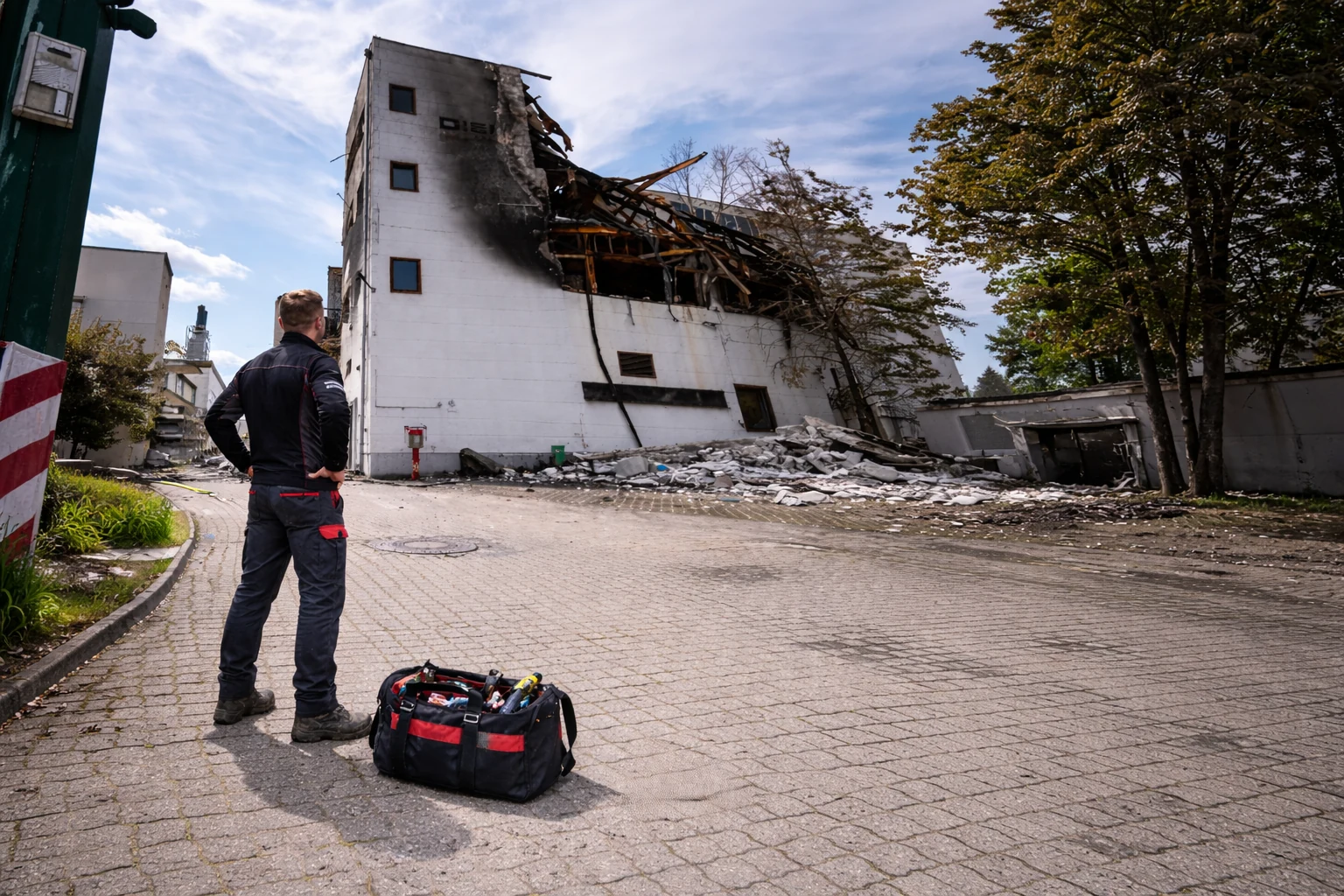 Soforthilfe und Erstmaßnahmen nach Brandschaden in Wien